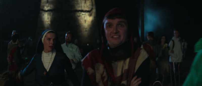 I wouldn't distract the contestants, milady. Not with only two left