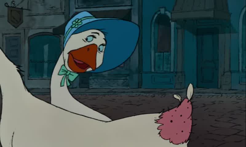 Girls it's outrageousWhy you won't believe what they tried to doto your poor old Uncle WaldoLook Look at thisPrime country goose à la ProvençaleStuffed with chestnutsAnd basted in white wineBasted
