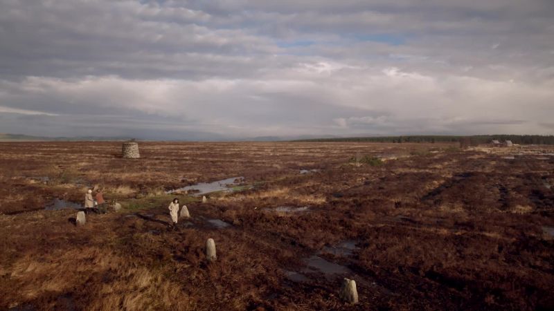 You can see how flat and open and boggy it is