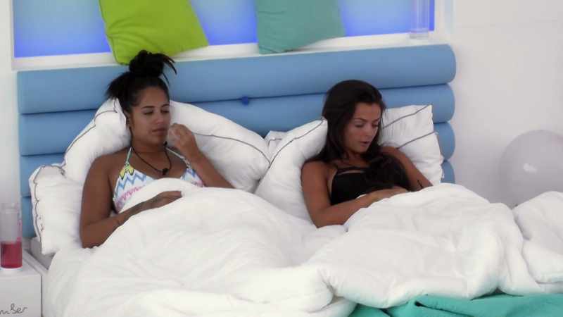 IAIN: In the bedroom, Kady and Malin