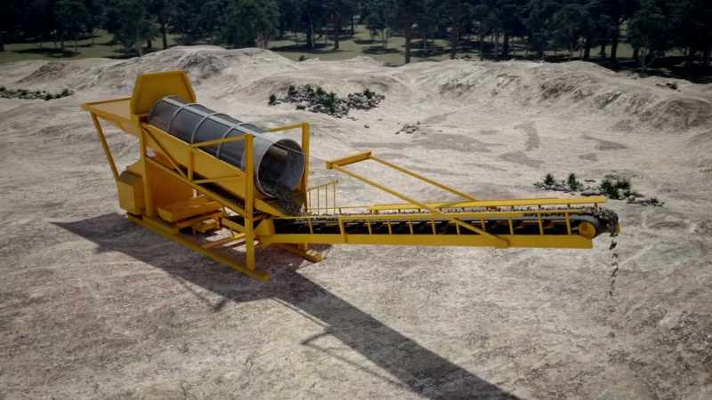 Iain's compact six-foot super trommel