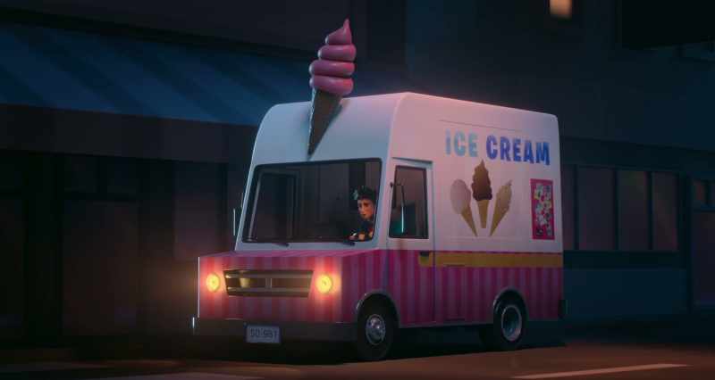 [ice cream truck music playing]