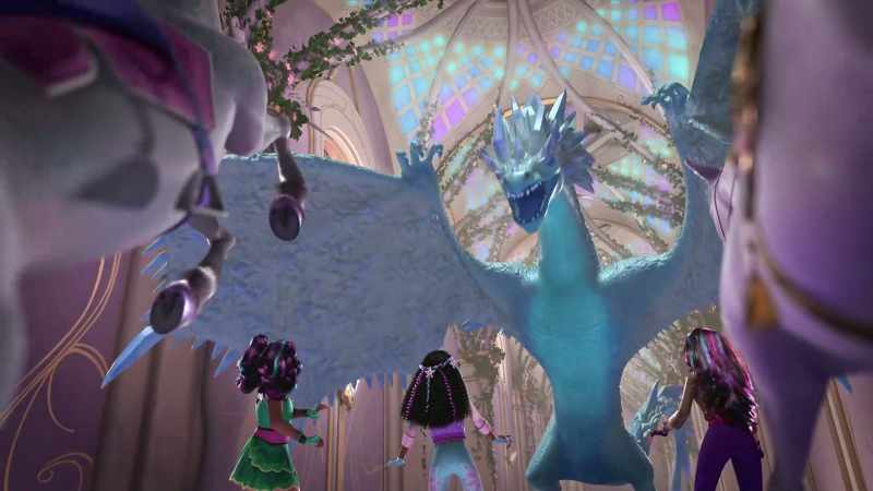 [ice dragon roars]
