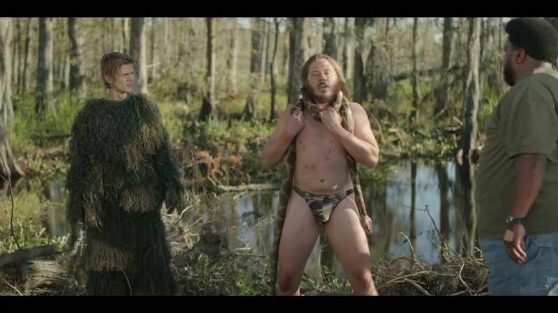 I'd be naked, but the suit chafes my penis