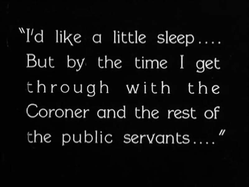 I'd like a little sleep