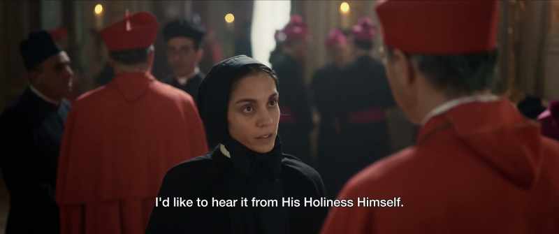 I'd like to hear it from His Holiness Himself