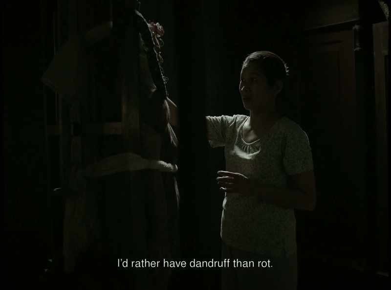 I'd rather have dandruff than rot