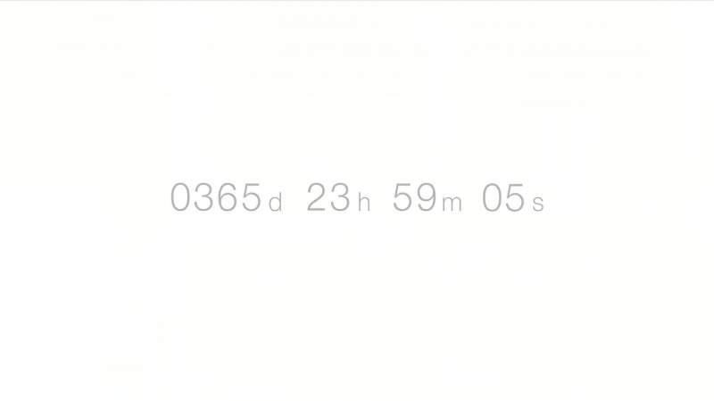 If a clock could count down to the exact moment