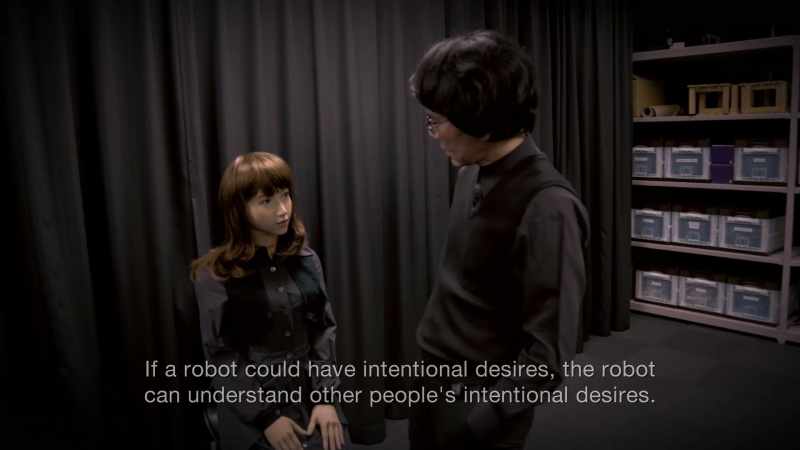 If a robot could have intentions and desires