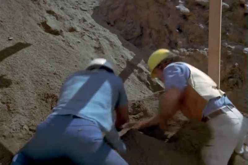 If dirt didn't pack, they're in an air pocket
