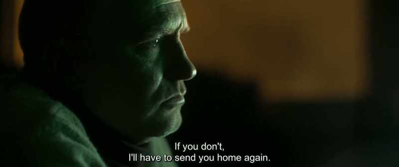 If you don't, I'll have to send you home again