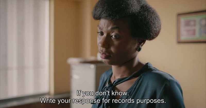 If you don't know. Write your response for records purposes