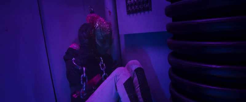 If you hurt her, I swear I'll rip these chains off