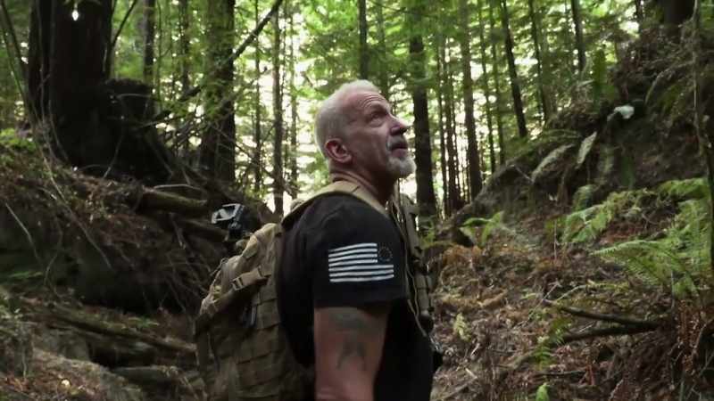 If I'm being hunted by something on the bank