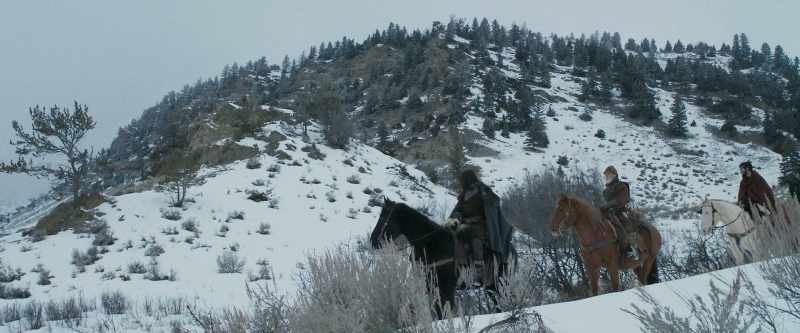 If he is, we'll need to leave our horses here