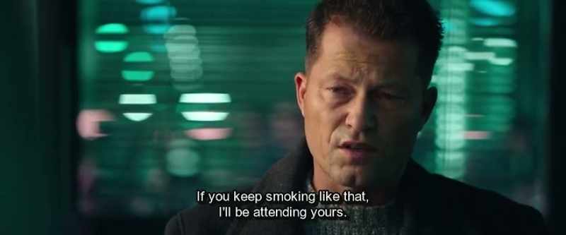 If you keep smoking like that, I'll be attending yours