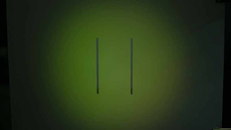 If light was a particle, you'd expect to see two distinct
