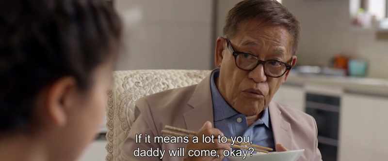If it means a lot to you, daddy will come, okay?