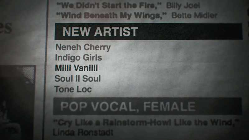 If Milli Vanilli had been nominated for