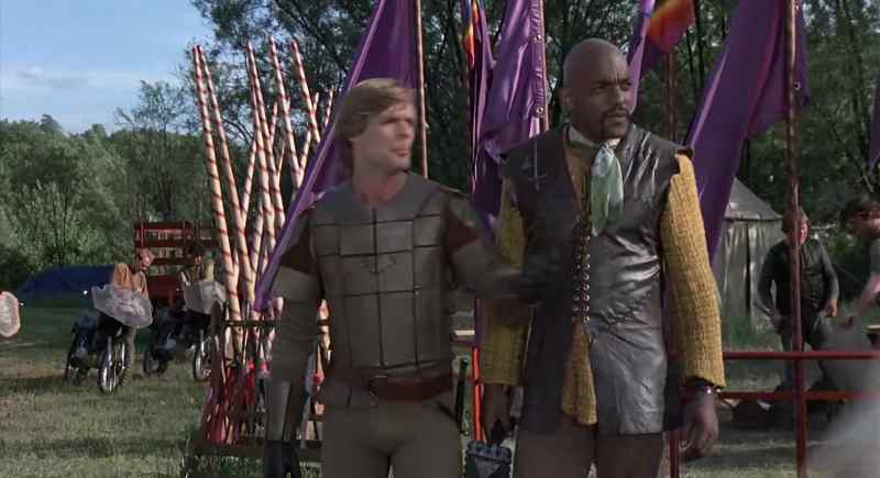 If Morgan needs a hand weapon, tell him it's ok to use the mace