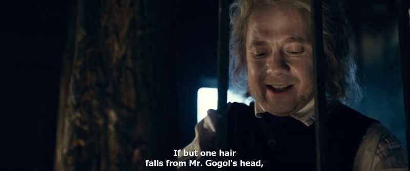 If but one hair falls from Mr. Gogol's head