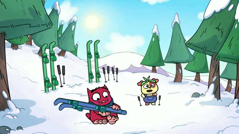If we skate through the forest