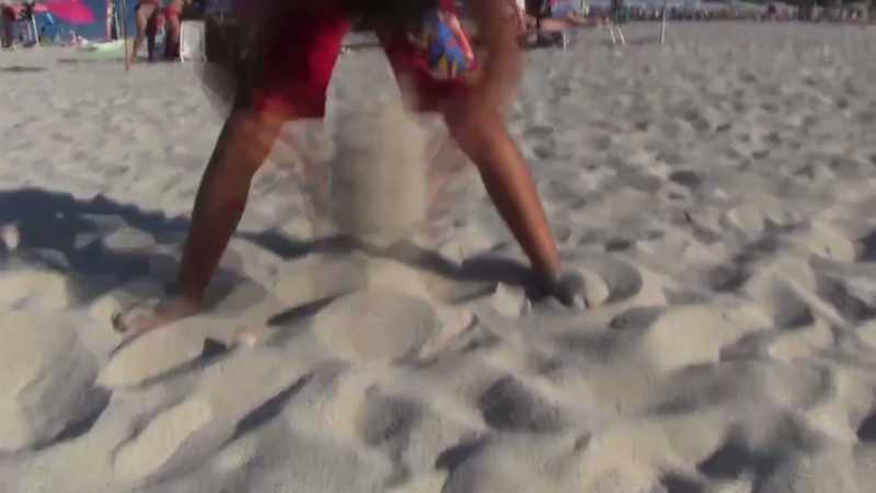 If the sand is dry