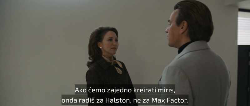 If we're to design a fragrance together, then you work for Halston, not Max Factor
