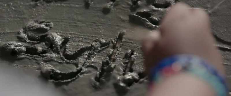 If we write our names in concrete