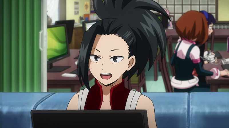 Iida, Ms. Sato strained her back