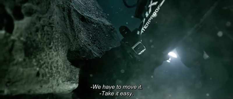 I'll be fine. Up to the surface, now! Come on