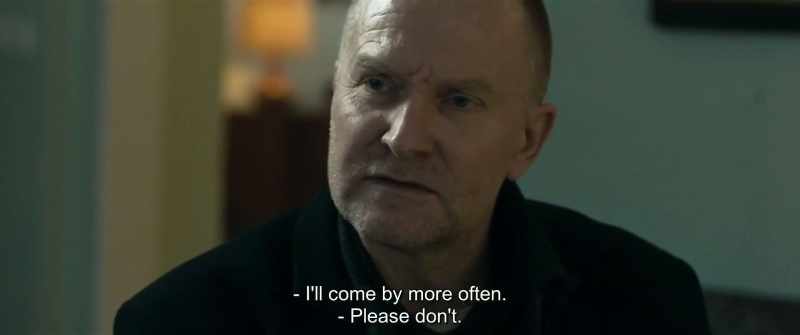 I'll come by more often. - Please don't
