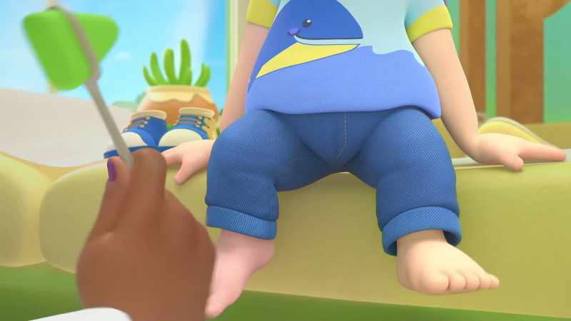 �� I'll gently tap your knees ♪