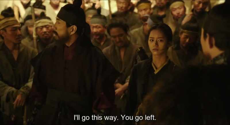I'll go this way. You go left