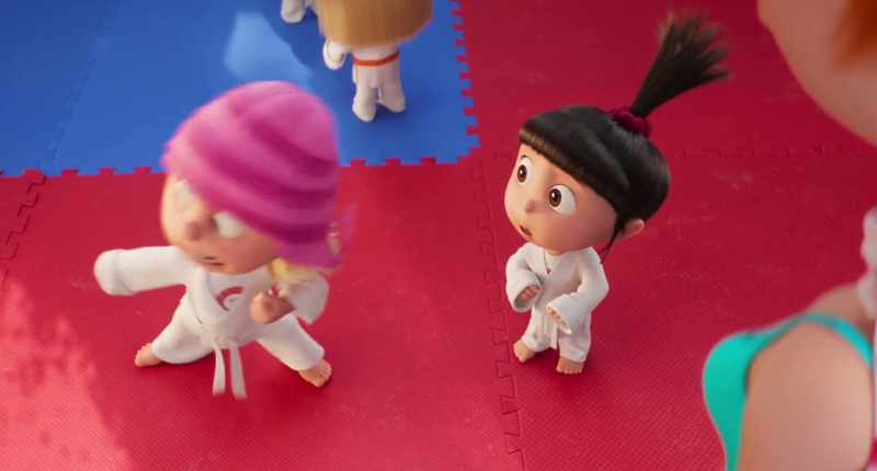 I'll look even better when I have a black belt. Hi-yah!