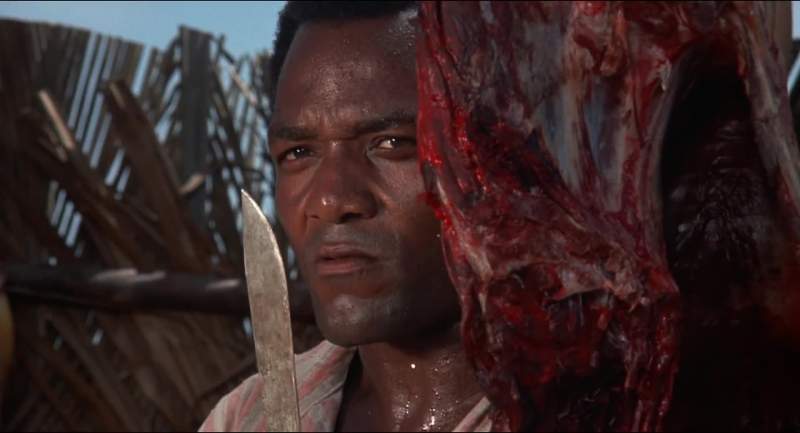 I'll make him lick the blade that cuts his throat