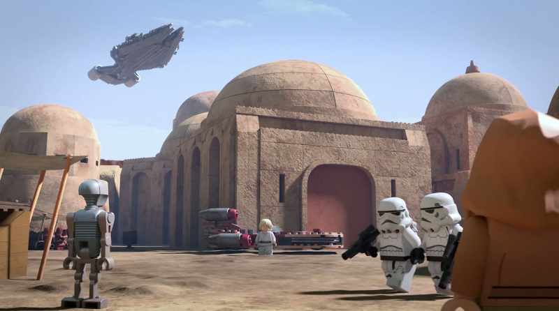 I'll show him. -(JAWAS GIGGLE)