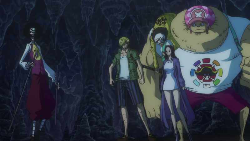 I'll stop him here. You guys get to Luffy!
