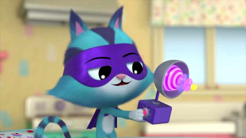 I'll switch the dial on my Cat Blaster to my Hide-and-Seek Ray