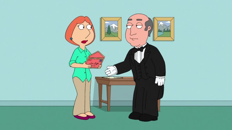 I'll take this envelope to the refuse, madam