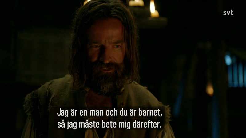 I'm a man, and you are the child