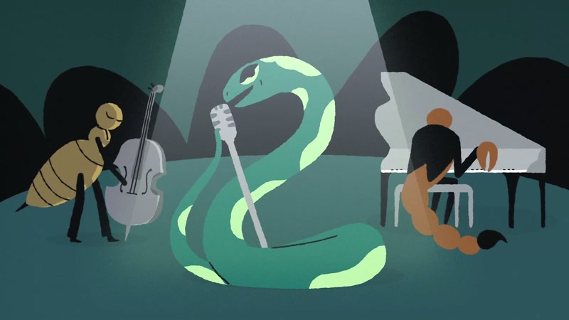 I'm a sleek and scaly slithering snake