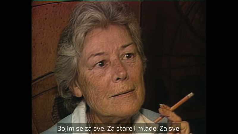 I'm afraid for everybody. Elderly, young, everybody