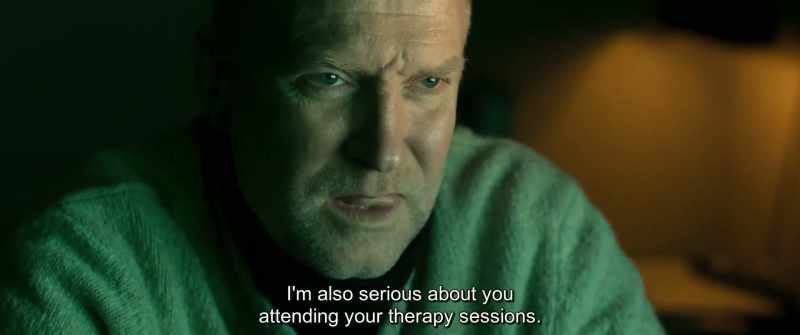 I'm also serious about you attending your therapy sessions