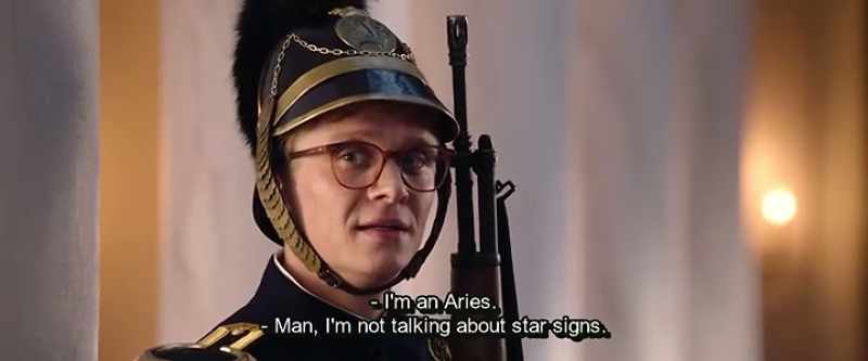 I'm an Aries. - Man, I'm not talking about star signs