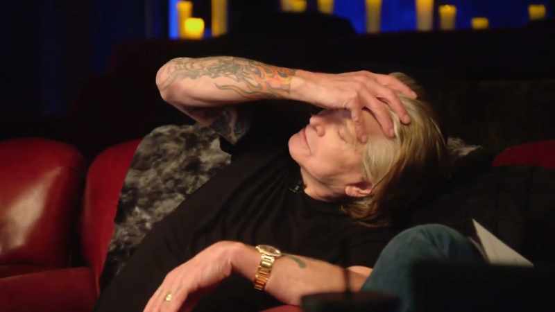I'm being tugged. - [Sharon chuckles]