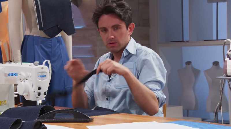 I'm binding every seam, which is using this