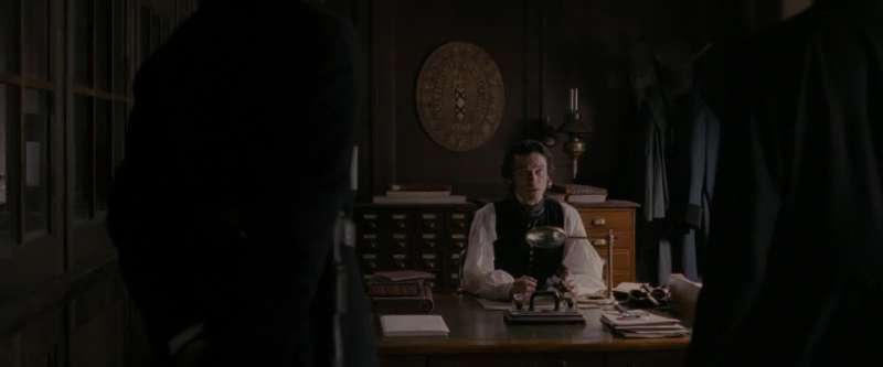 I'm Detective Fields Please sit down Mr Poe