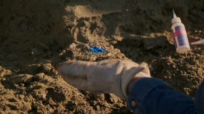 I'M GETTING THESE BIG CHUNKS OF DIRT HERE