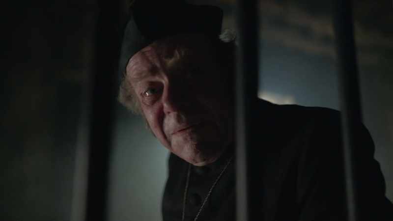 I'm glad I never shackled that woman. (CHUCKLES)